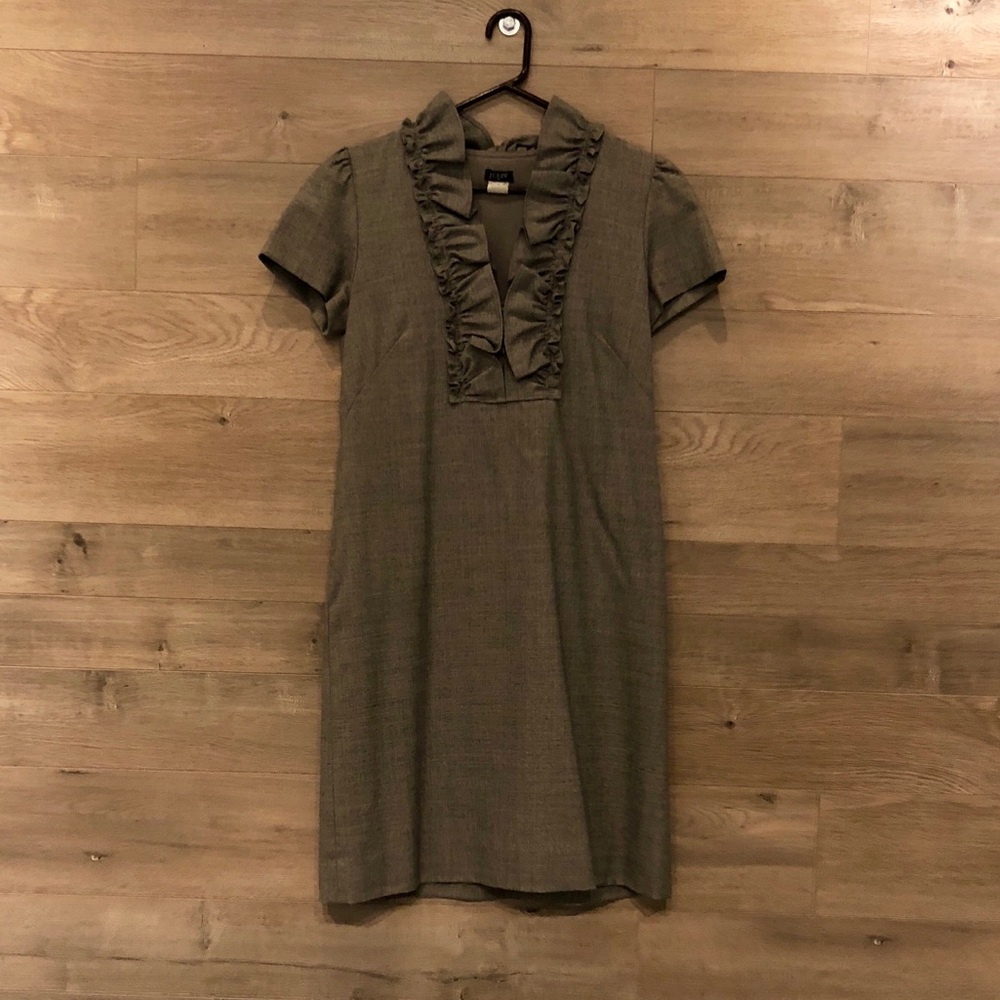 J. Crew Gray Wool Dress, 4
